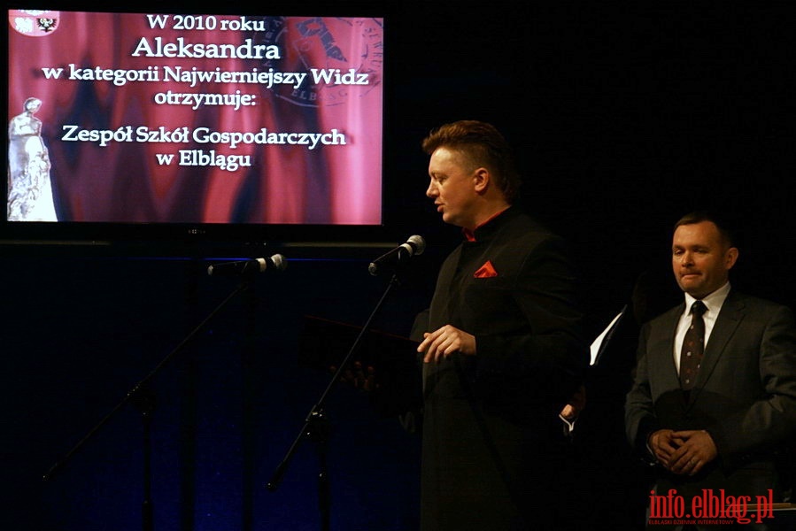 Gala plebiscytu Aleksandry 2010 z okazji Midzynarodowego Dnia Teatru, fot. 15