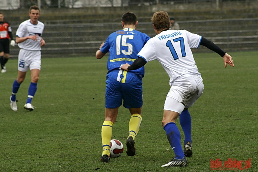 Mecz 24 kolejki II ligi: Olimpia Elbląg - Ruch Wysokie Mazowieckie 1-0, fot. 9