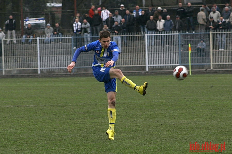 Mecz 24 kolejki II ligi: Olimpia Elblg - Ruch Wysokie Mazowieckie 1-0, fot. 20