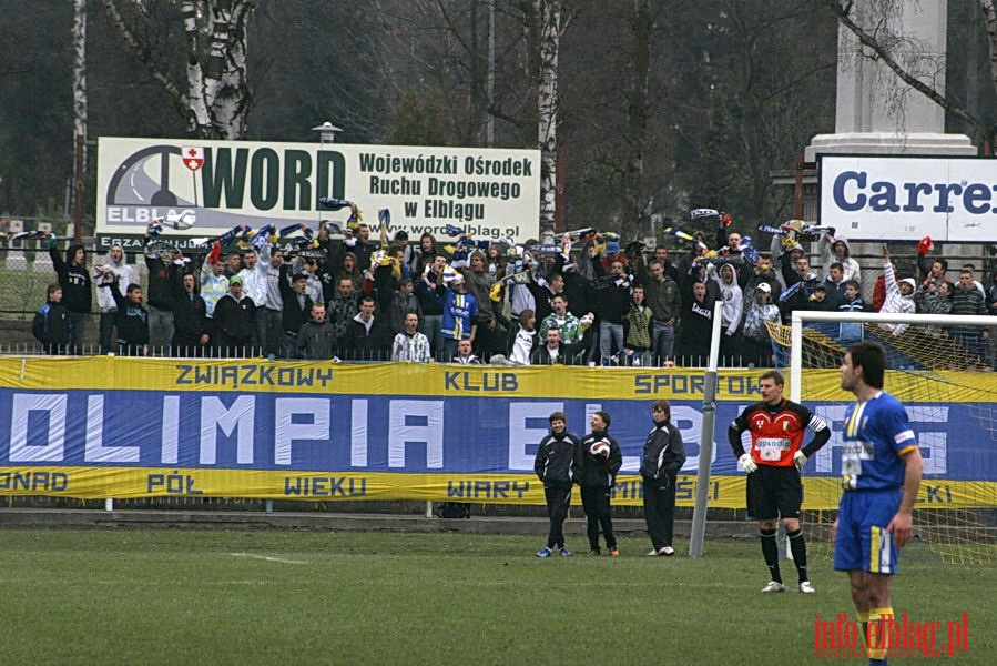 Mecz 24 kolejki II ligi: Olimpia Elblg - Ruch Wysokie Mazowieckie 1-0, fot. 22