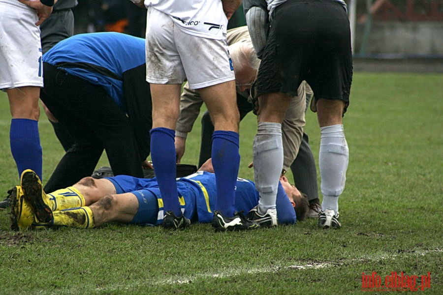 Mecz 24 kolejki II ligi: Olimpia Elbląg - Ruch Wysokie Mazowieckie 1-0, fot. 28