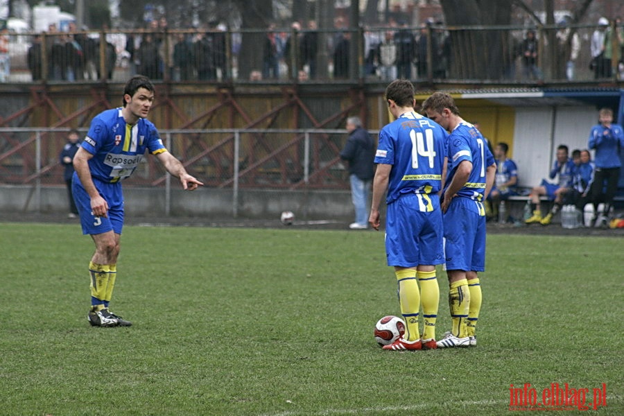 Mecz 24 kolejki II ligi: Olimpia Elblg - Ruch Wysokie Mazowieckie 1-0, fot. 33