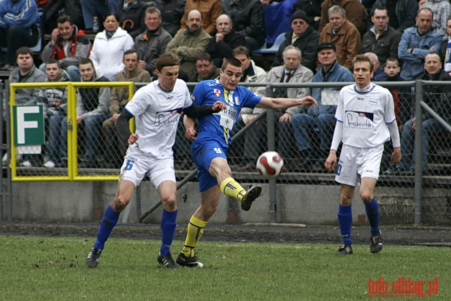 Mecz 24 kolejki II ligi: Olimpia Elbląg - Ruch Wysokie Mazowieckie 1-0, fot. 38