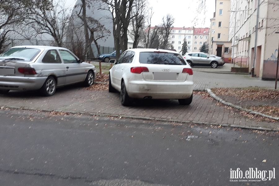 Mistrzowie parkowania w Elblgu (cz 210), fot. 9