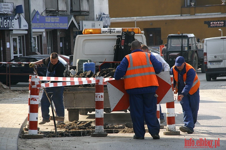 Przebudowa ul. Grota Roweckiego i odcinka ul. Grobla w. Jerzego, fot. 1