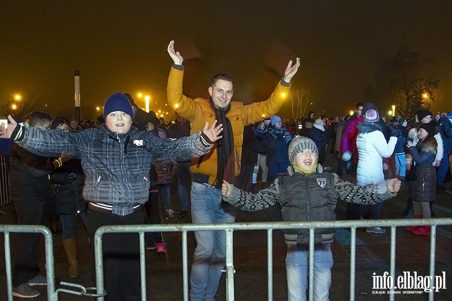 Wspominamy jak elblanie witali 2017 rok, fot. 25