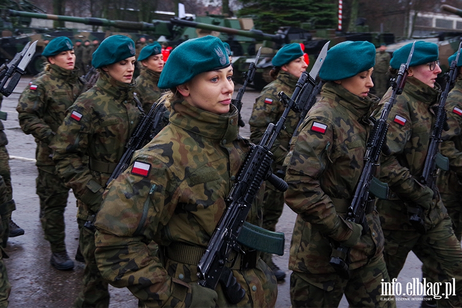 Elblg: Przysiga wojskowa z udziaem ministra Baszczaka, fot. 5