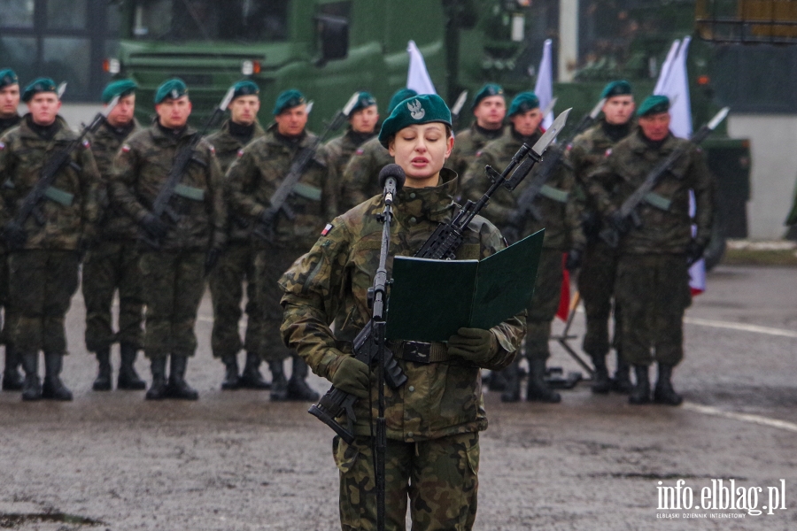 Elblg: Przysiga wojskowa z udziaem ministra Baszczaka, fot. 15