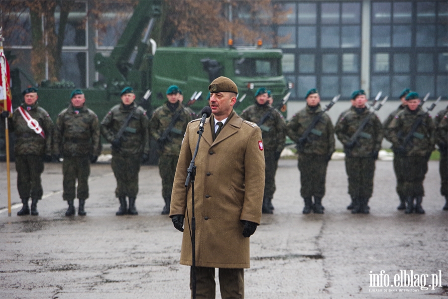 Elblg: Przysiga wojskowa z udziaem ministra Baszczaka, fot. 16