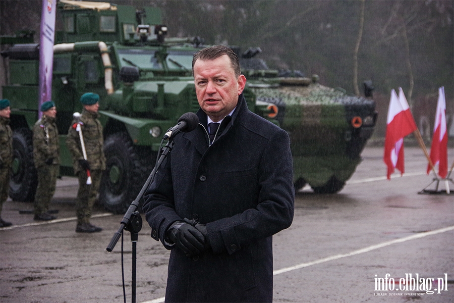 Elblg: Przysiga wojskowa z udziaem ministra Baszczaka, fot. 18