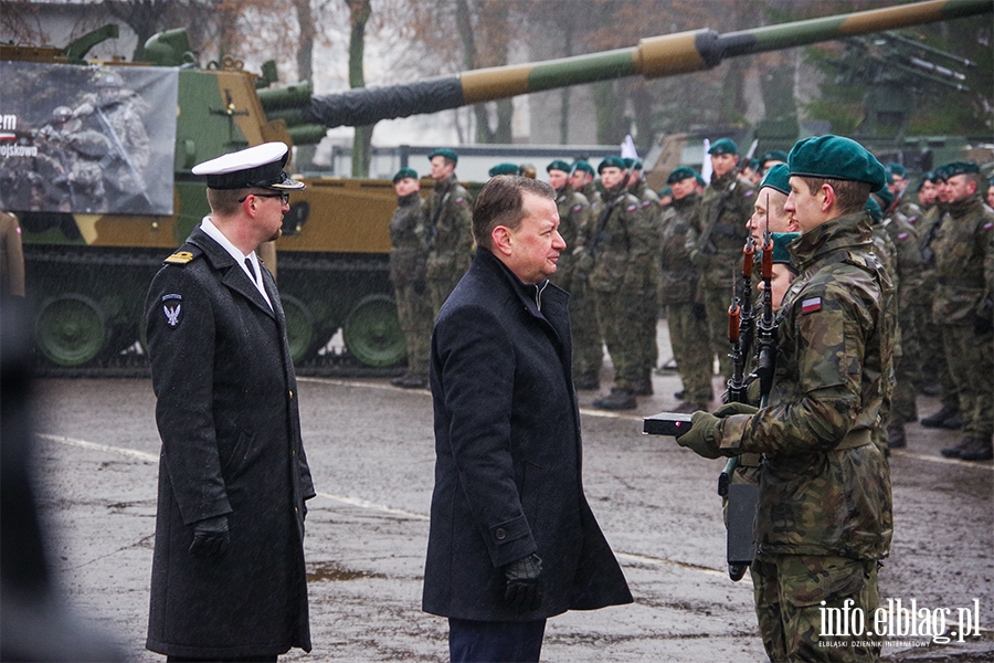 Elblg: Przysiga wojskowa z udziaem ministra Baszczaka, fot. 23