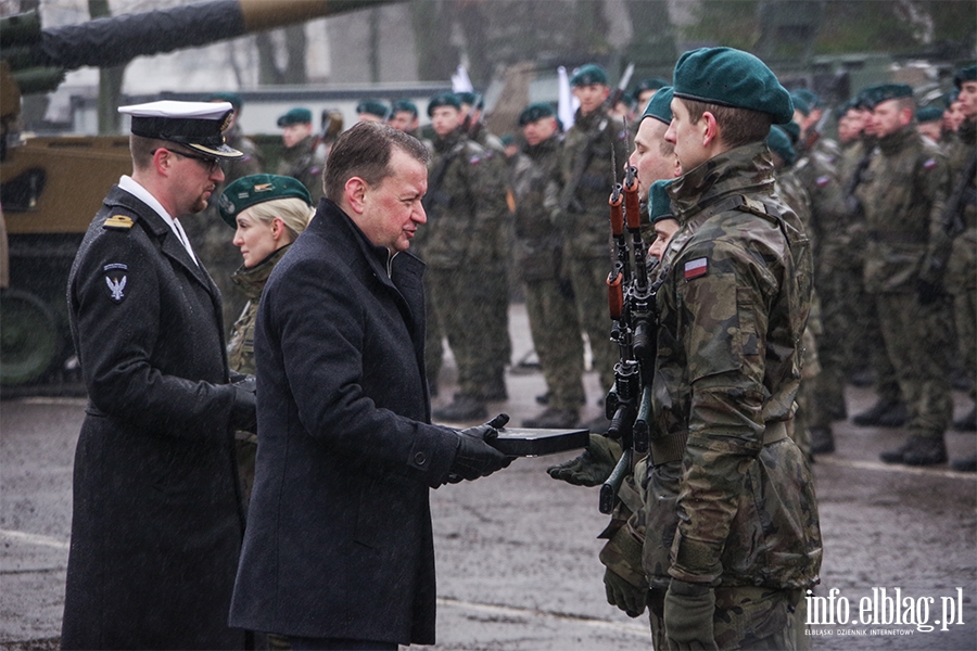 Elblg: Przysiga wojskowa z udziaem ministra Baszczaka, fot. 25