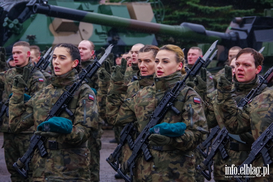 Elblg: Przysiga wojskowa z udziaem ministra Baszczaka, fot. 32