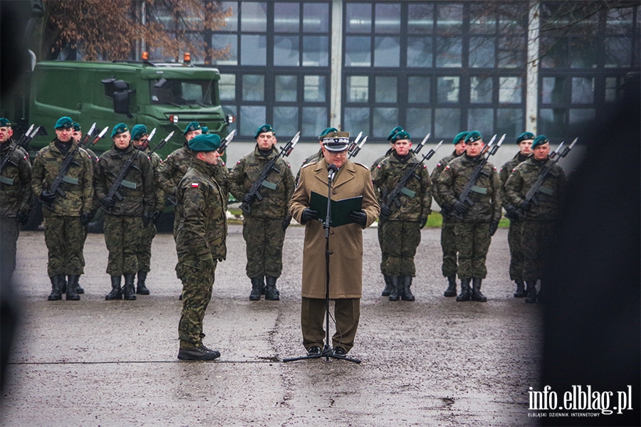 Elblg: Przysiga wojskowa z udziaem ministra Baszczaka, fot. 37