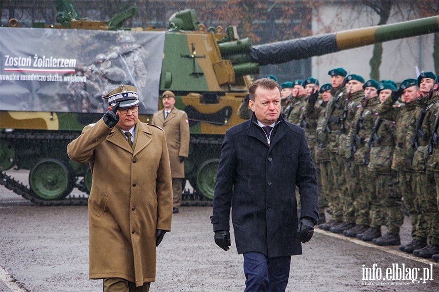 Elblg: Przysiga wojskowa z udziaem ministra Baszczaka, fot. 45