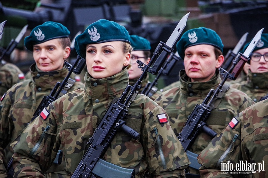 Elblg: Przysiga wojskowa z udziaem ministra Baszczaka, fot. 62
