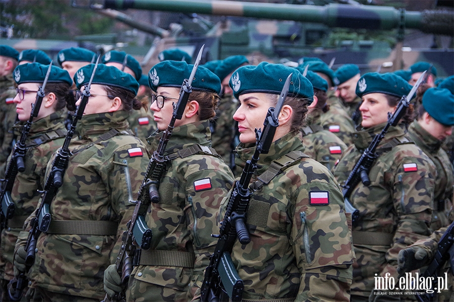 Elblg: Przysiga wojskowa z udziaem ministra Baszczaka, fot. 65
