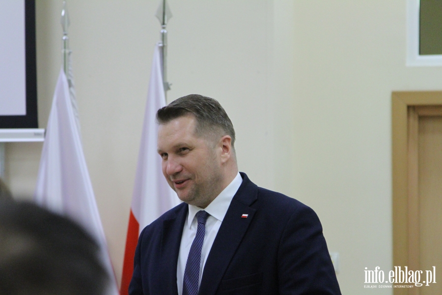 Spotkanie z Ministrem Edukacji Przemysławem Czarnkiem, fot. 5