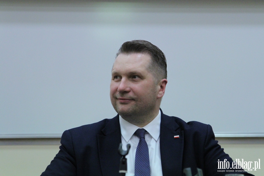 Spotkanie z Ministrem Edukacji Przemysławem Czarnkiem, fot. 42
