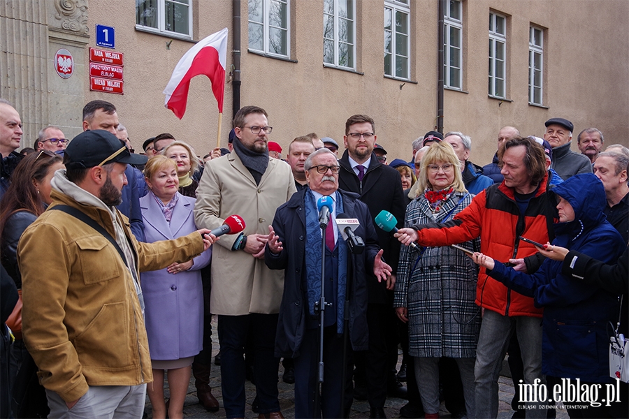 Zbierane s podpisy za przyjciem przez prezydenta Elblga finansowania na budow elblskiego portu, fot. 9