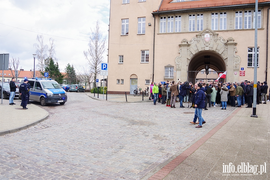 Zbierane s podpisy za przyjciem przez prezydenta Elblga finansowania na budow elblskiego portu, fot. 14