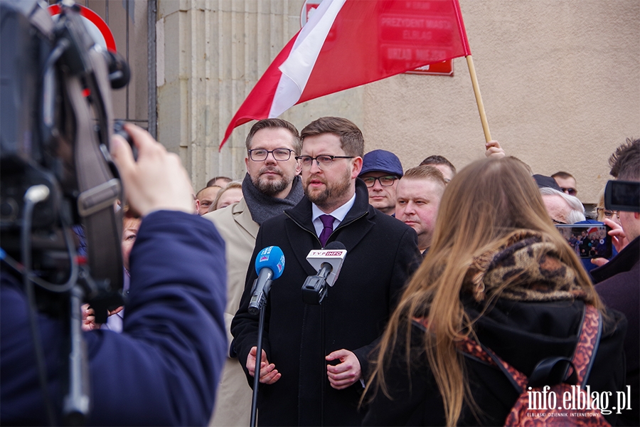 Zbierane s podpisy za przyjciem przez prezydenta Elblga finansowania na budow elblskiego portu, fot. 16