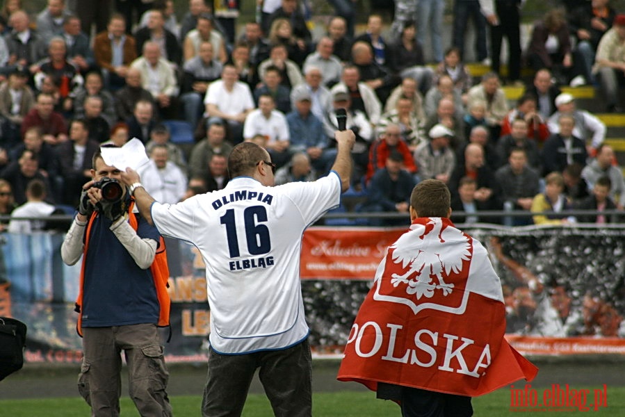 Mecz 28 kolejki II ligi: Olimpia Elblg - Jeziorak Iawa 1:0, fot. 2