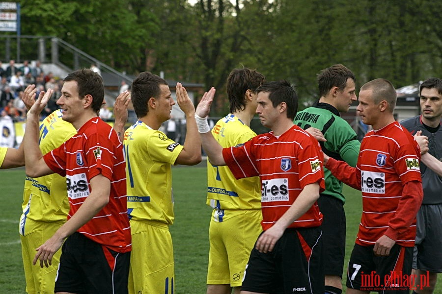 Mecz 28 kolejki II ligi: Olimpia Elblg - Jeziorak Iawa 1:0, fot. 11