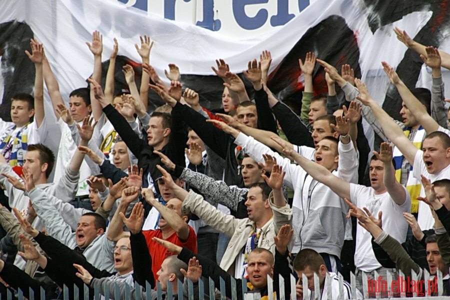 Mecz 28 kolejki II ligi: Olimpia Elbląg - Jeziorak Iława 1:0, fot. 17