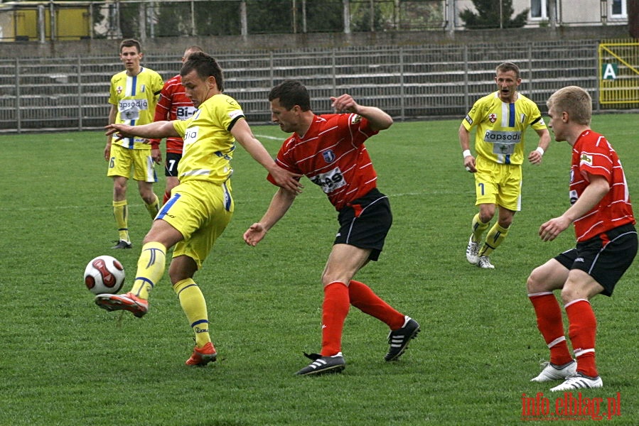 Mecz 28 kolejki II ligi: Olimpia Elblg - Jeziorak Iawa 1:0, fot. 18