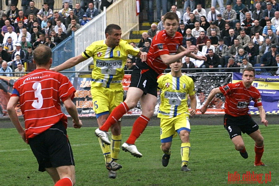 Mecz 28 kolejki II ligi: Olimpia Elblg - Jeziorak Iawa 1:0, fot. 19