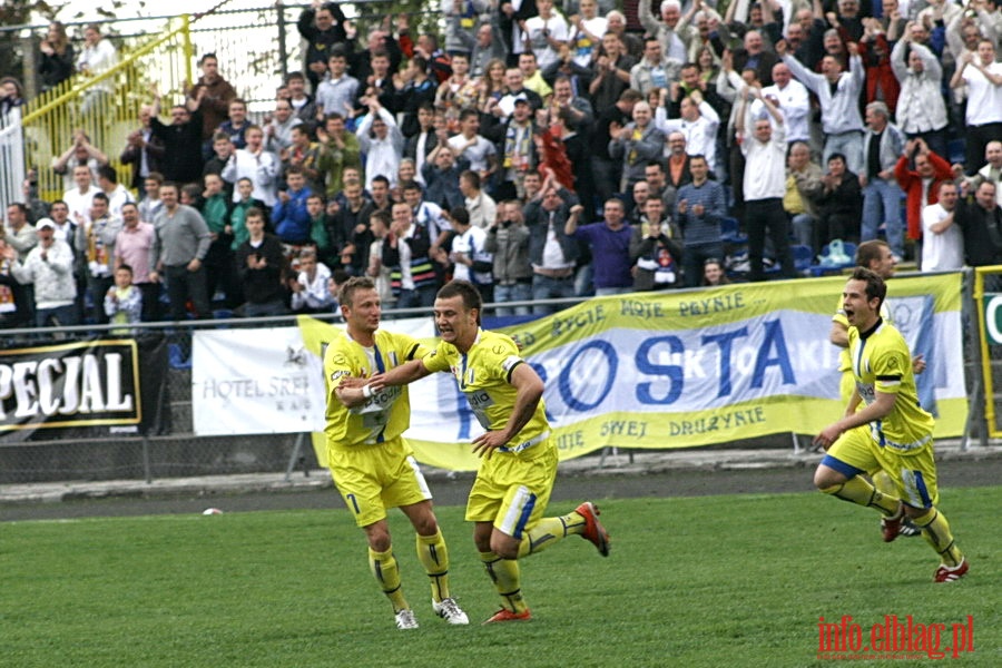 Mecz 28 kolejki II ligi: Olimpia Elblg - Jeziorak Iawa 1:0, fot. 21