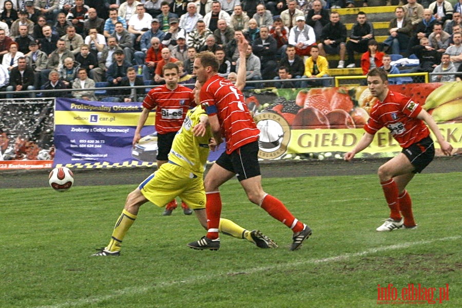 Mecz 28 kolejki II ligi: Olimpia Elblg - Jeziorak Iawa 1:0, fot. 30