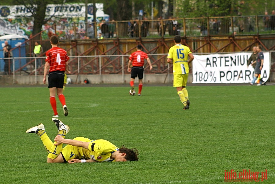 Mecz 28 kolejki II ligi: Olimpia Elblg - Jeziorak Iawa 1:0, fot. 39