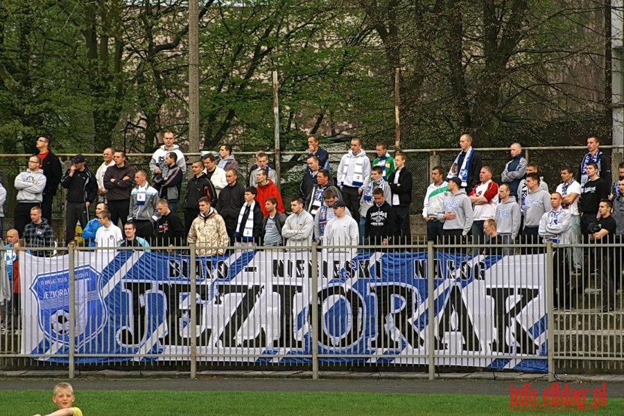 Mecz 28 kolejki II ligi: Olimpia Elblg - Jeziorak Iawa 1:0, fot. 45