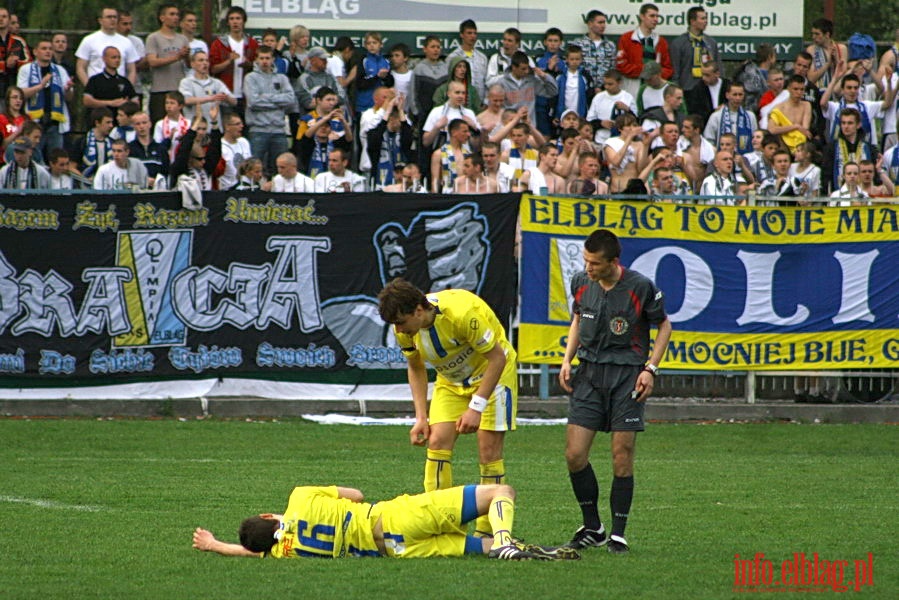 Mecz 28 kolejki II ligi: Olimpia Elbląg - Jeziorak Iława 1:0, fot. 46