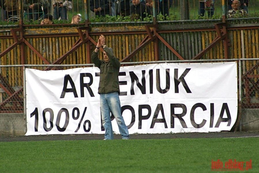 Mecz 28 kolejki II ligi: Olimpia Elblg - Jeziorak Iawa 1:0, fot. 48