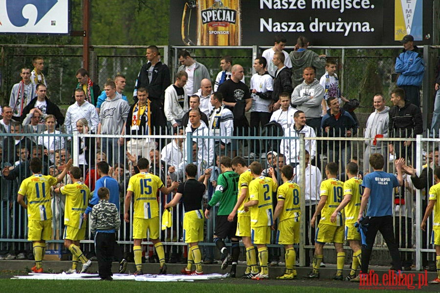 Mecz 28 kolejki II ligi: Olimpia Elblg - Jeziorak Iawa 1:0, fot. 51