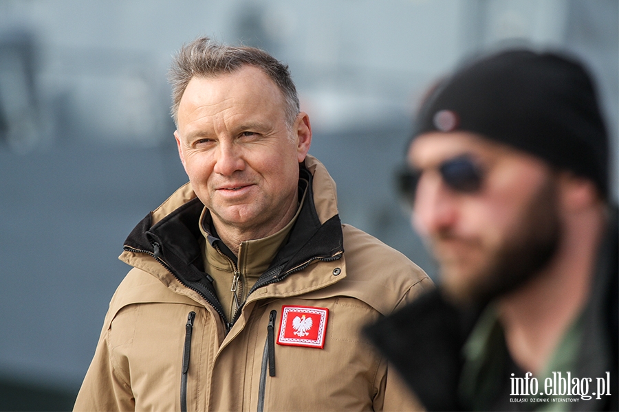 Ćwiczenia na Mierzei Wiślanej. Działania żołnierzy obserwował prezydent Duda, fot. 108