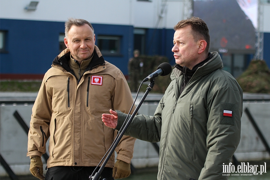 wiczenia na Mierzei Wilanej. Dziaania onierzy obserwowa prezydent Duda, fot. 112