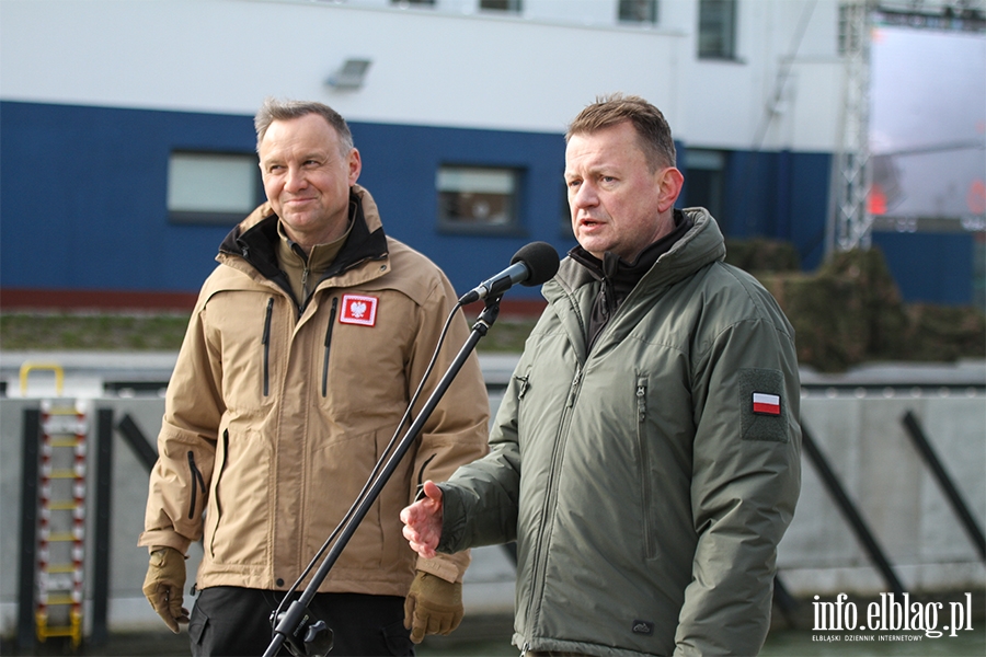 wiczenia na Mierzei Wilanej. Dziaania onierzy obserwowa prezydent Duda, fot. 114