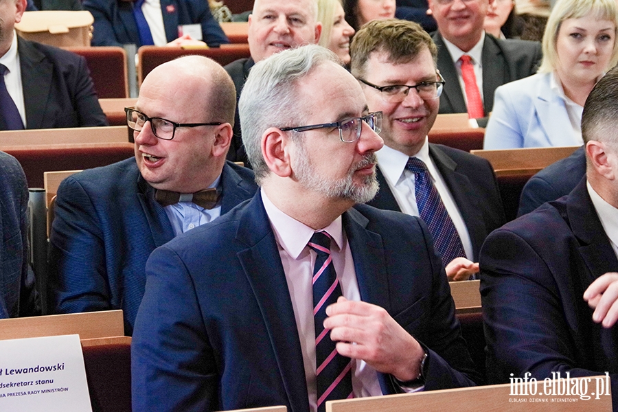  Adam Niedzielski i Przemysaw Czarnek podczas Konferencji Elblg Public Health AMiSNS, fot. 7