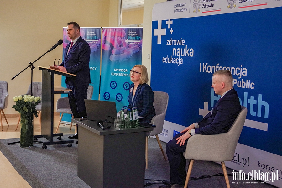  Adam Niedzielski i Przemysaw Czarnek podczas Konferencji Elblg Public Health AMiSNS, fot. 29