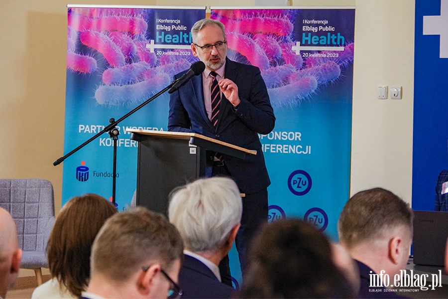  Adam Niedzielski i Przemysaw Czarnek podczas Konferencji Elblg Public Health AMiSNS, fot. 45