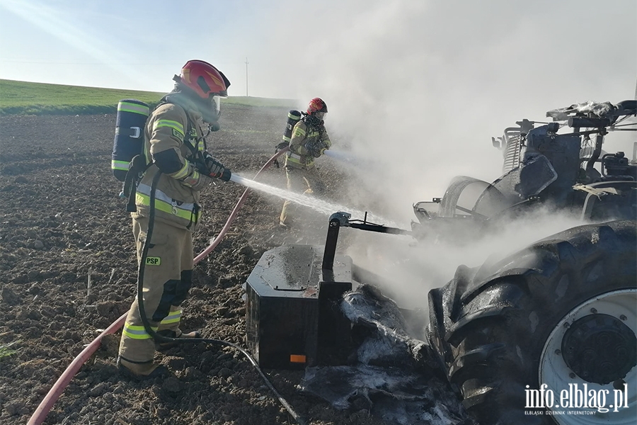 Poar cignika rolniczego w miejscowoci Szyleny gm. Braniewo, fot. 7