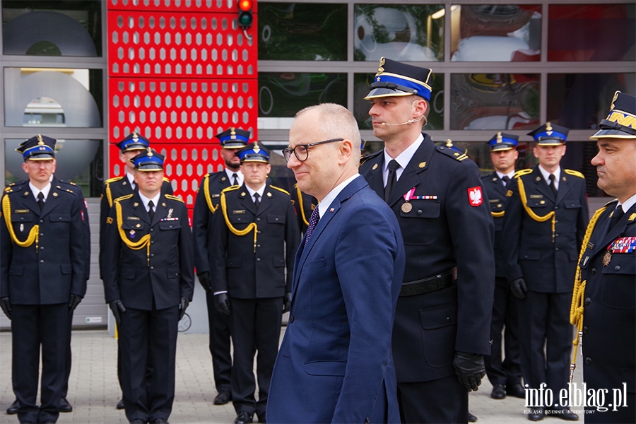 Przekazanie sztandaru i uroczyste otwarcie nowej Komendy Straży Pożarnej w Elblągu, fot. 54