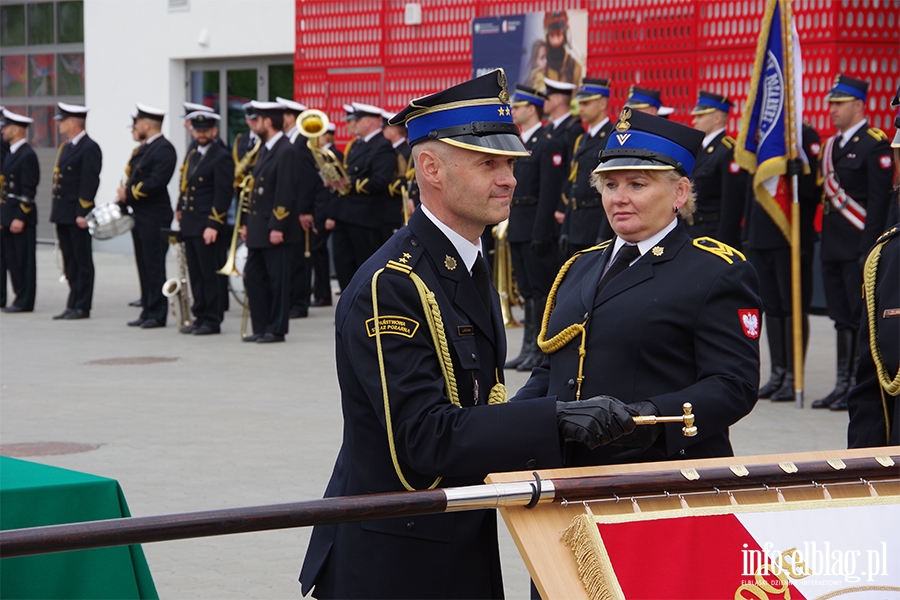 Przekazanie sztandaru i uroczyste otwarcie nowej Komendy Stray Poarnej w Elblgu, fot. 91