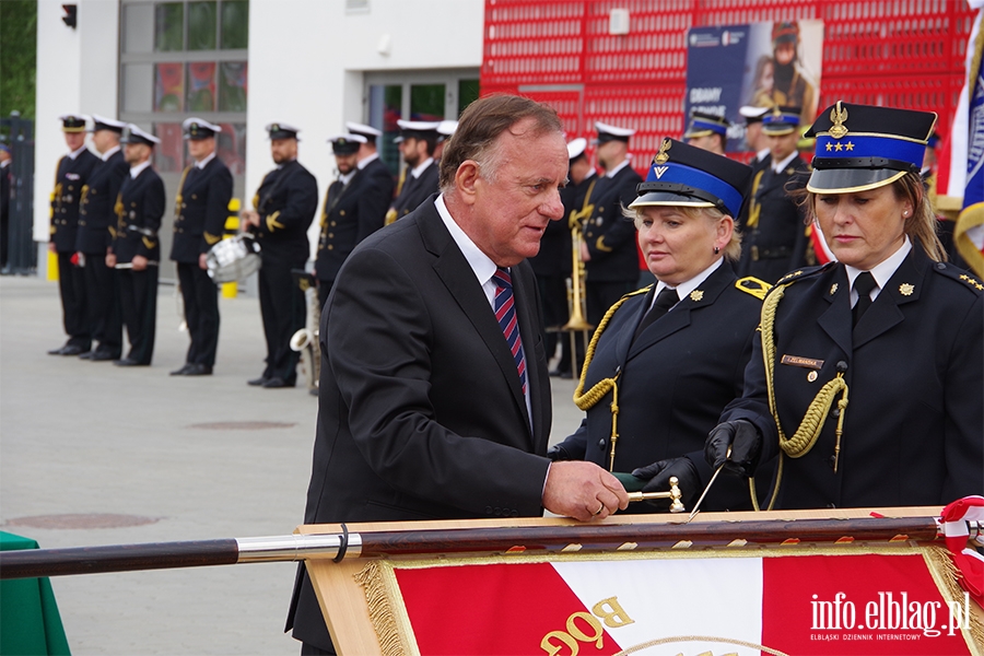 Przekazanie sztandaru i uroczyste otwarcie nowej Komendy Straży Pożarnej w Elblągu, fot. 95
