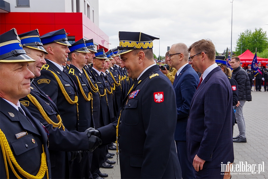 Przekazanie sztandaru i uroczyste otwarcie nowej Komendy Stray Poarnej w Elblgu, fot. 114