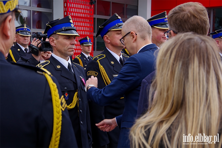 Przekazanie sztandaru i uroczyste otwarcie nowej Komendy Stray Poarnej w Elblgu, fot. 117